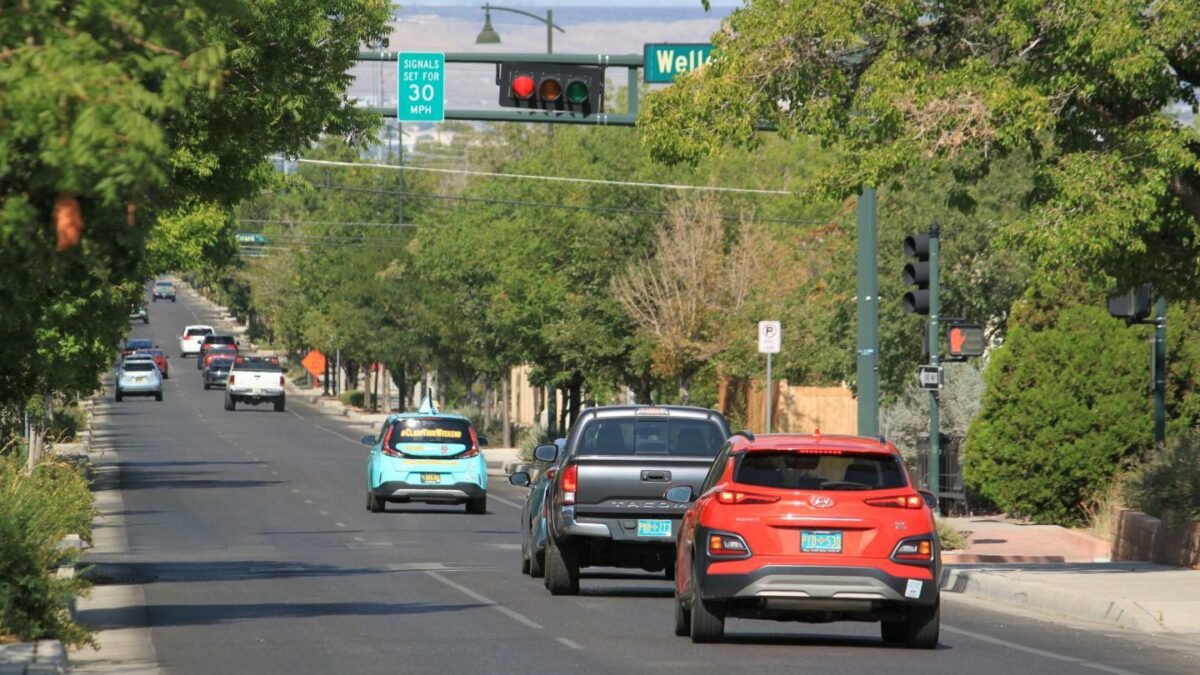 With ‘virtual speed bumps,’ these cities have reduced crashes by rewarding slower drivers with fewer red lights