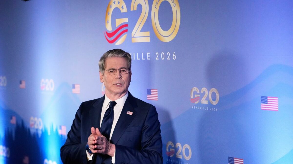 Scott Bessent says 19 of the G20 finance ministers agreed to address ‘cheap imports’ but ‘China was the dissenter’