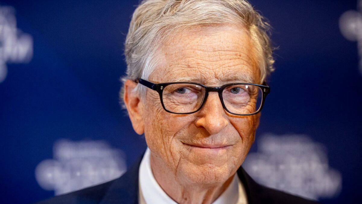 Bill Gates attend a meeting of Bloomberg at the Plaza Hotel on September 23, 2025 in New York City.